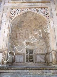 архитектура Тадж Махал, памятник Юнеско, Индия