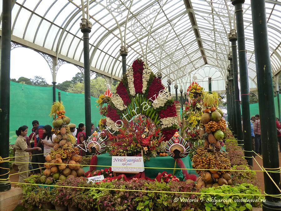 выставка, Ботанический сад, Бангалор, Индия