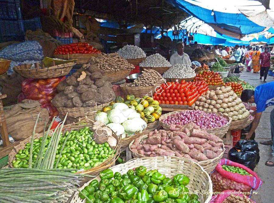 рынок в Майсоре, Индия