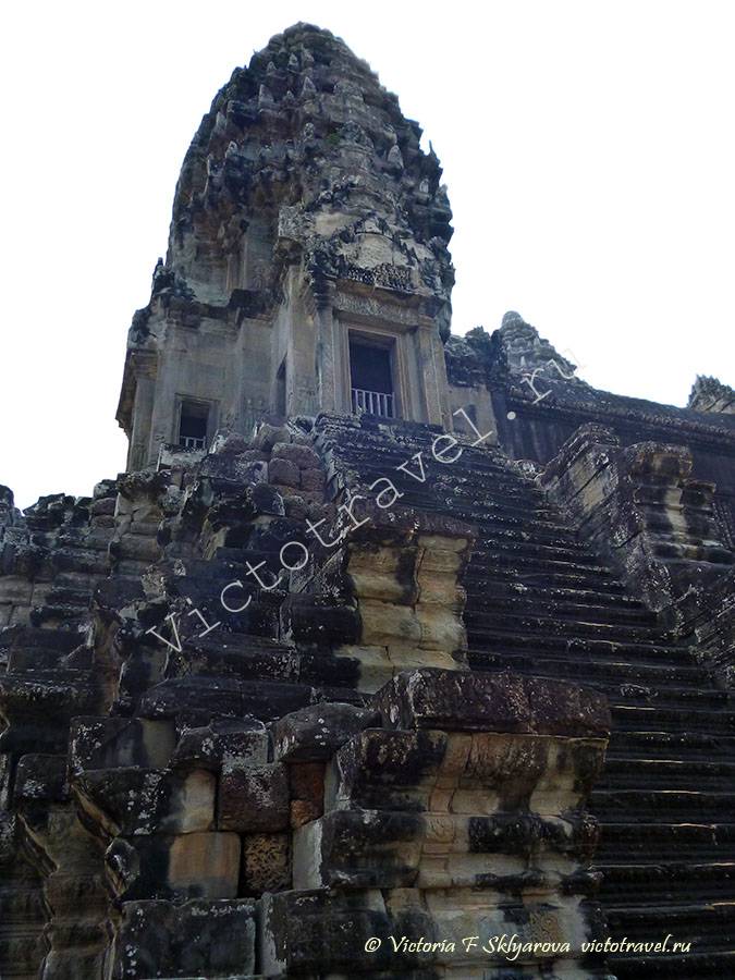 Башня храма Ангкор Ват, Камбоджа
