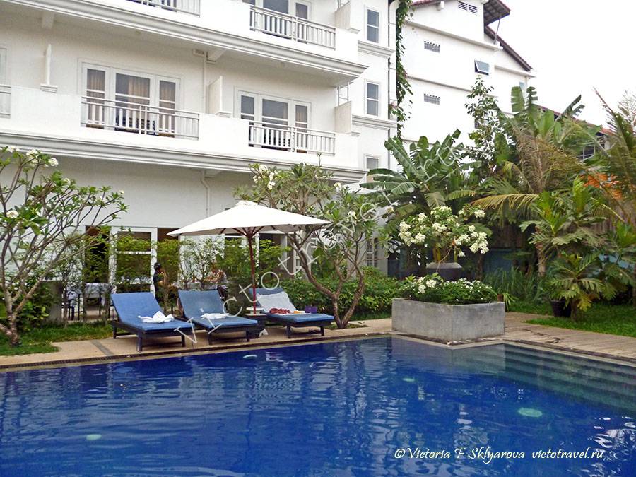 бассейн в отеле, Сием Рип, Камбоджа