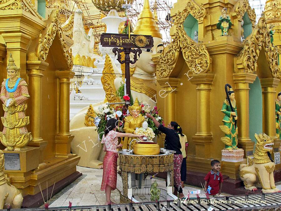 Пагода Шведагон, Янгон, Мьянма