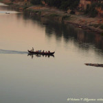 лодка на реке Иривади-Bagan405
