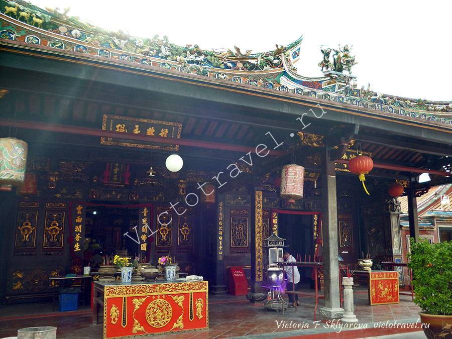 китайский храм Чен Хун Тенг , Малакка, Малайзия