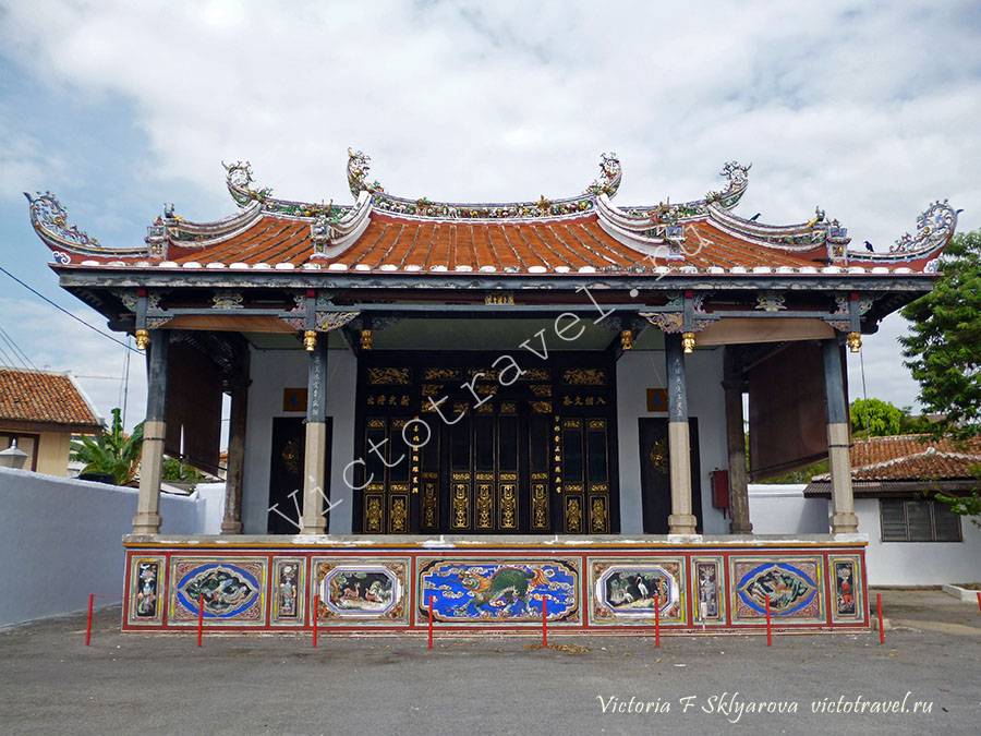китайский храм, Малакка, Малайзия