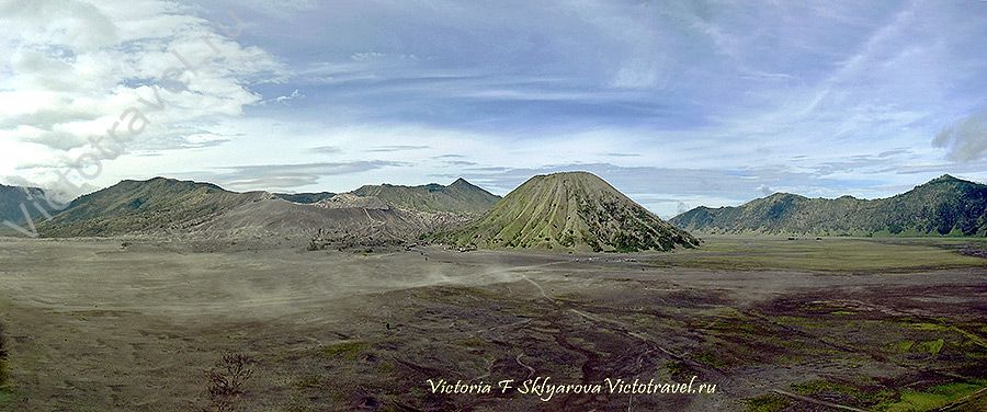 Вулкан Бромо, гора Батук, Индонезия, Ява