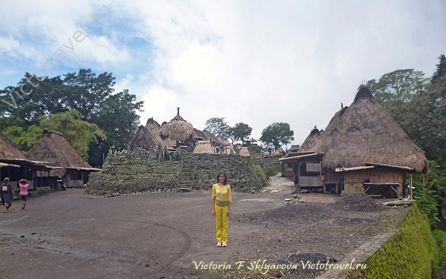 Бена - традиционная деревня народности нгада, Флорес, Индонезия
