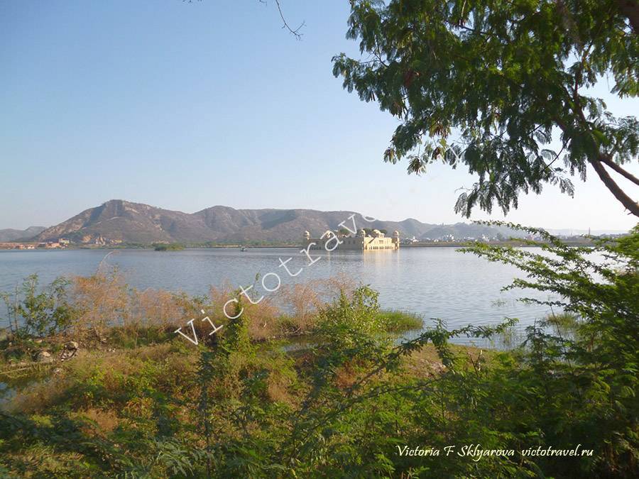 озерный дворец Джал Махал, Джайпур, Индия