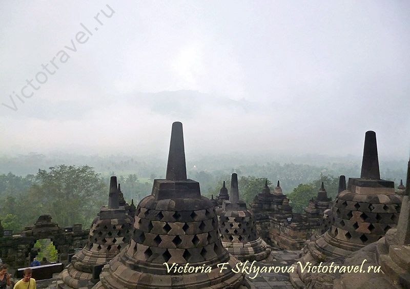 Храм Боробудур, Ява, Индонезия