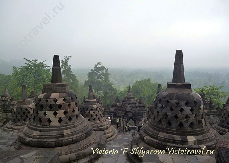 Храм Боробудур, Ява, Индонезия